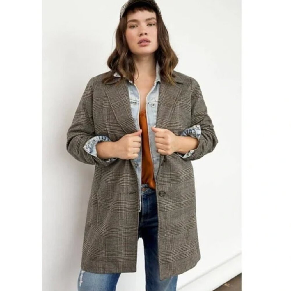 Anthropologie Avec Les Filles Sigrid Longline Blazer